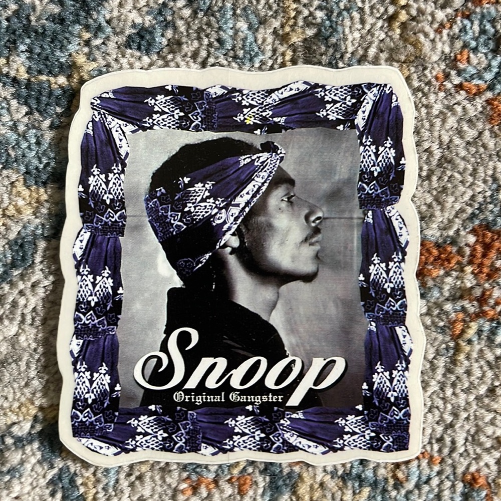 Snoop original gangster sticker